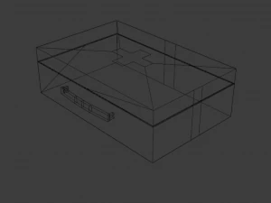 viejo botiqu&iacute;n Modelo 3D