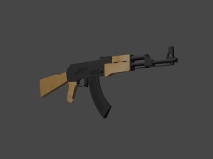 ak47 kalashnikov Modello 3D
