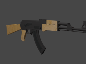 ak47 kalashnikov Modello 3D