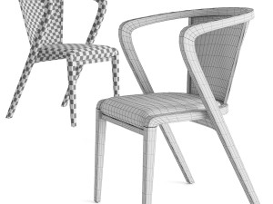 rattan chair 3D Model