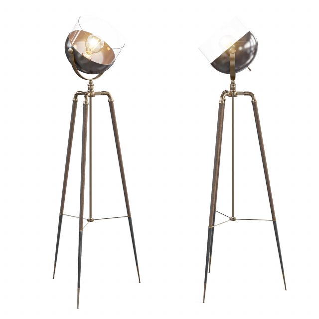 dave floor lamp mezzo Modelo 3D .c4d .max .obj .3ds .fbx .stl .blend 