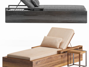 deck chair 3D Model
