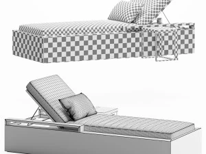 deck chair 3D Model