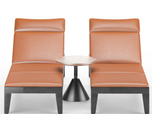 deck chair 3D Model