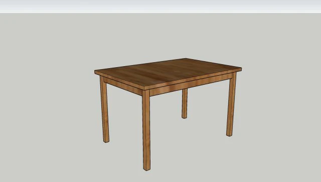 table 3D Model .c4d .max .obj .3ds .fbx .stl .blend 