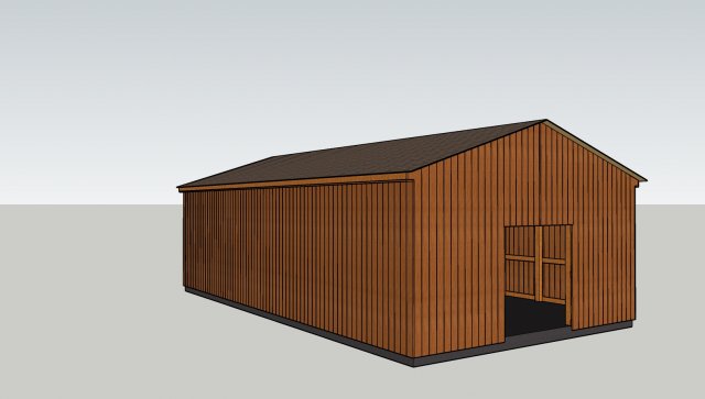 hangar 3D 모델 .c4d .max .obj .3ds .fbx .stl .blend 
