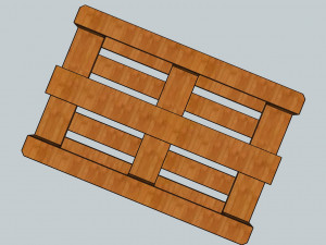 euro pallet 3D Model