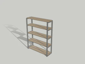 架子 3D 模型