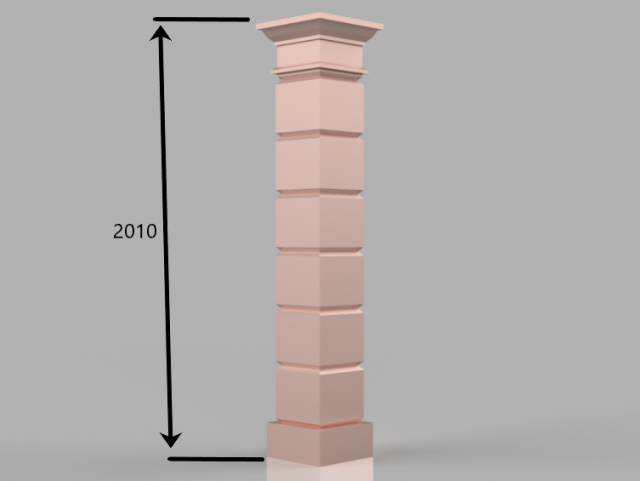 column 3 Modelo 3D .c4d .max .obj .3ds .fbx .stl .blend 