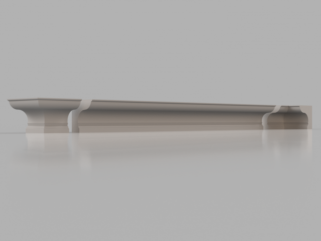 cornice 2 Modello 3D .c4d .max .obj .3ds .fbx .stl .blend 