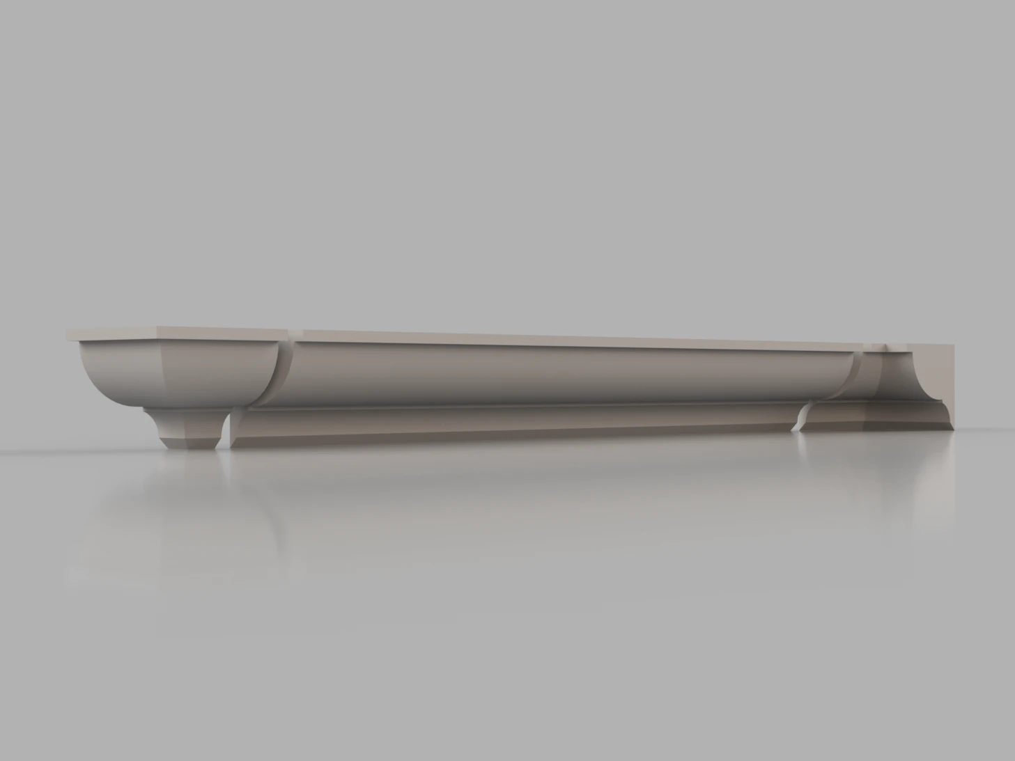 cornice no 1 from the major series cm1 3D Model .c4d .max .obj .3ds .fbx .stl .blend 