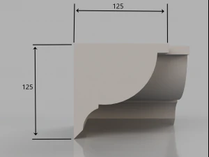 cornice no 1 from the major series cm1 3D Model