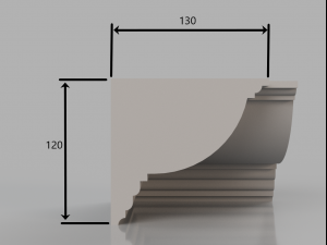 cornice no 2 from the major series cm2 Modelo 3D