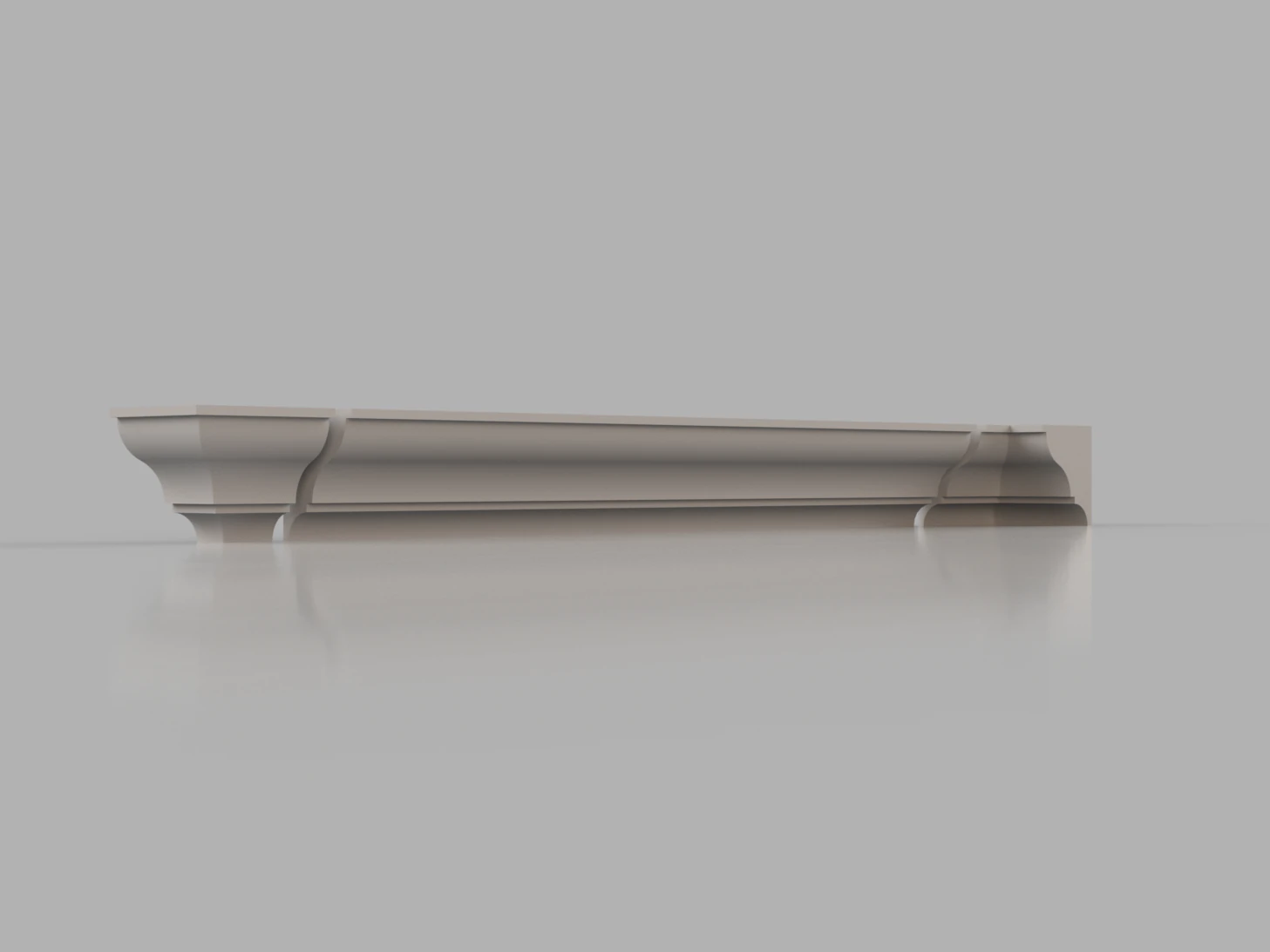 cornice no 3 from the major series cm3 3D Model .c4d .max .obj .3ds .fbx .stl .blend 