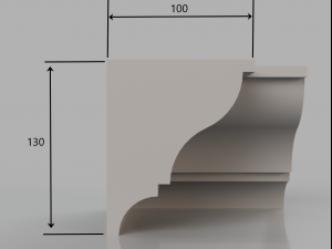 cornice no 3 from the major series cm3 3D Model