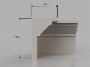 cornice no 4 from the major series cm4 3D Model