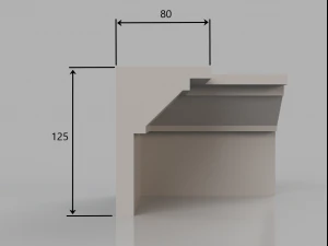 cornice no 4 from the major series cm4 3D Model