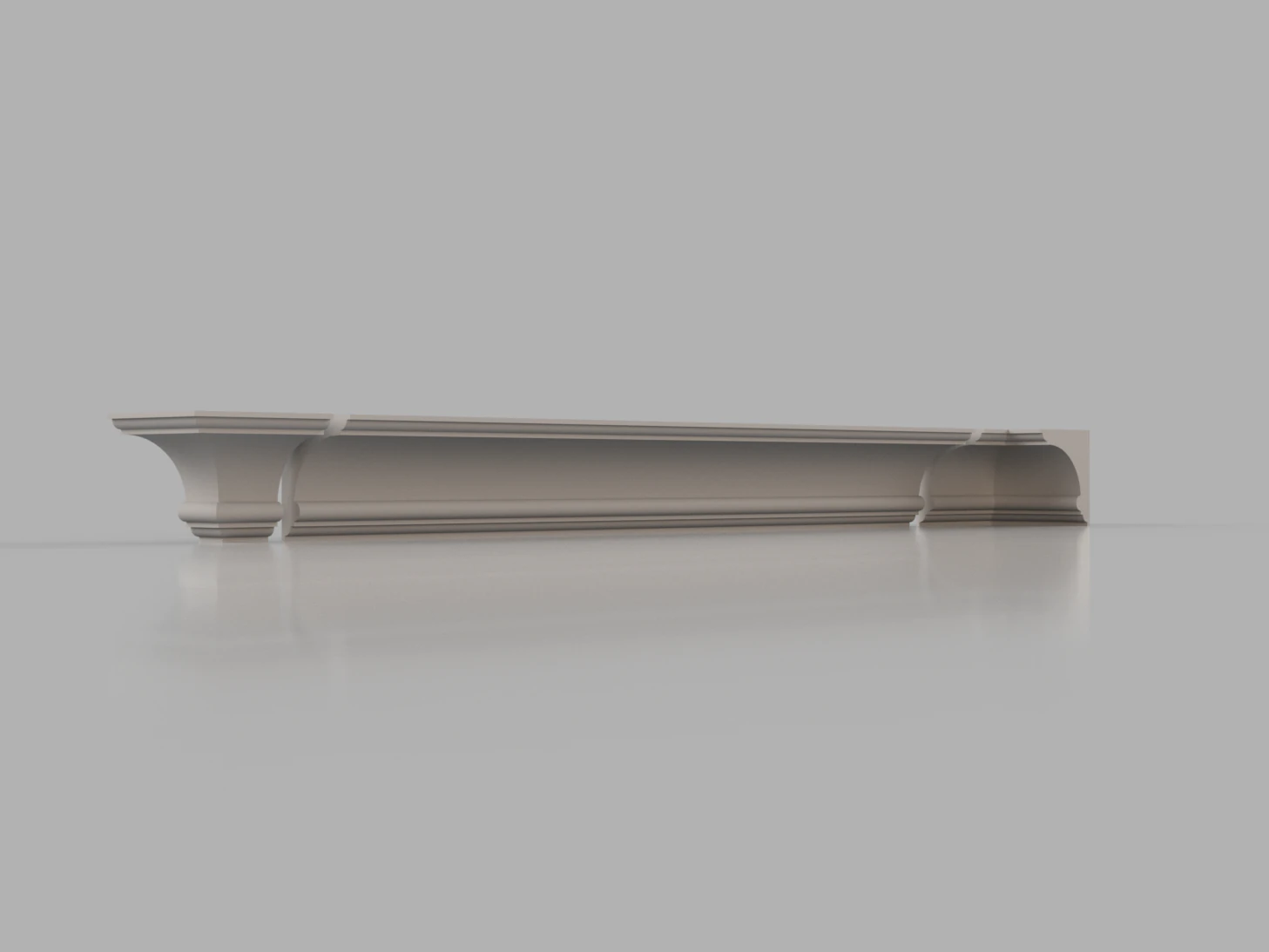 cornice no 5 from the major series cm5 3D Model .c4d .max .obj .3ds .fbx .stl .blend 