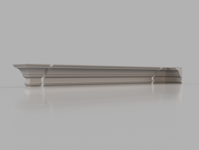 cornice no 6 from the major series cm6 3Dモデル .c4d .max .obj .3ds .fbx .stl .blend 