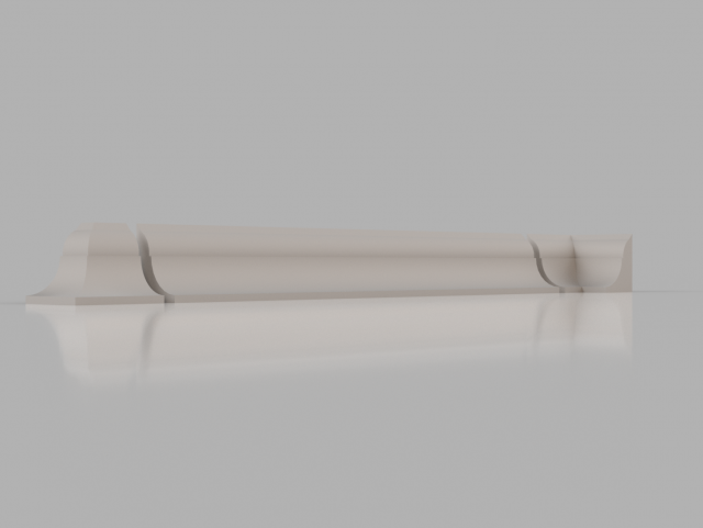 skirting board no 1 from the major series bm1 3D Model .c4d .max .obj .3ds .fbx .stl .blend 
