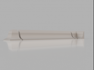 skirting board no 1 from the major series bm1 3D Model