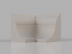 skirting board no 1 from the major series bm1 3D Model