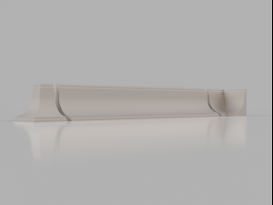 skirting board no 2 from the major series bm2 3D Model