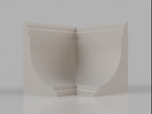 rodap&eacute; n&ordm; 2 da s&eacute;rie principal bm2 Modelo 3D