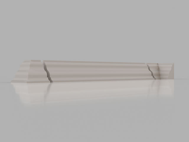 skirting board no 3 from the major series bm3 3D Model .c4d .max .obj .3ds .fbx .stl .blend 