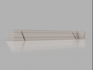 skirting board no 3 from the major series bm3 3D Model