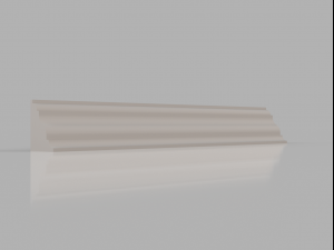 skirting board no 3 from the major series bm3 3D Model