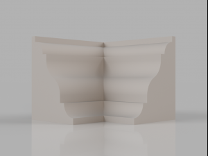 skirting board no 3 from the major series bm3 3D Model