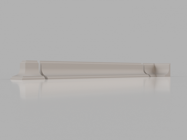 skirting board no 5 from the major series bm5 Modelo 3D .c4d .max .obj .3ds .fbx .stl .blend 