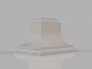skirting board no 5 from the major series bm5 Modelo 3D