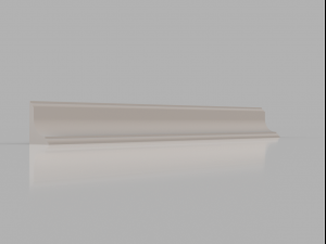 skirting board no 5 from the major series bm5 Modelo 3D
