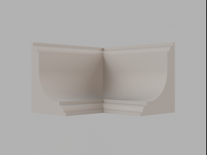 skirting board no 5 from the major series bm5 Modelo 3D