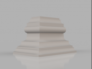 skirting board no 6 from the major series bm6 3D Model