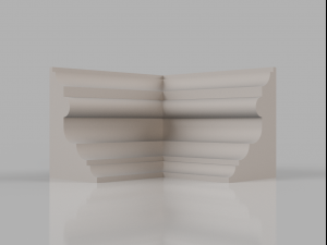 skirting board no 6 from the major series bm6 3D Model