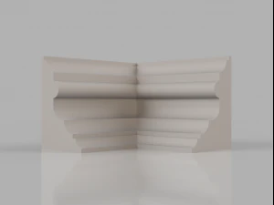 skirting board no 6 from the major series bm6 3D Model