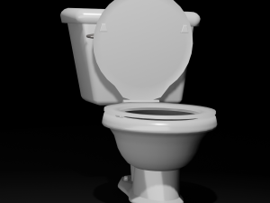 toilet 3D 모델