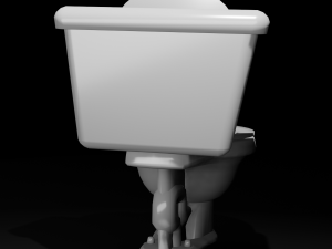 toilet 3D 모델