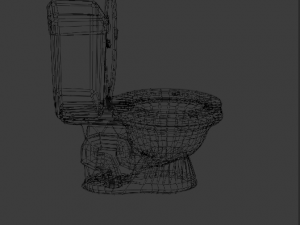 toilet 3D 모델