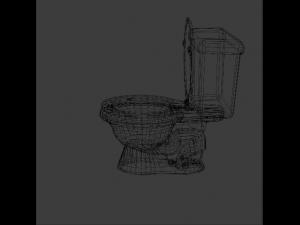 toilet 3D 모델