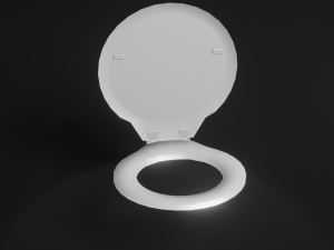 toilet seat 3D 모델