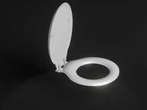 toilet seat 3D 모델
