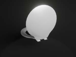 toilet seat 3D 모델