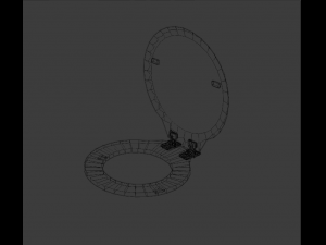 toilet seat 3D 모델