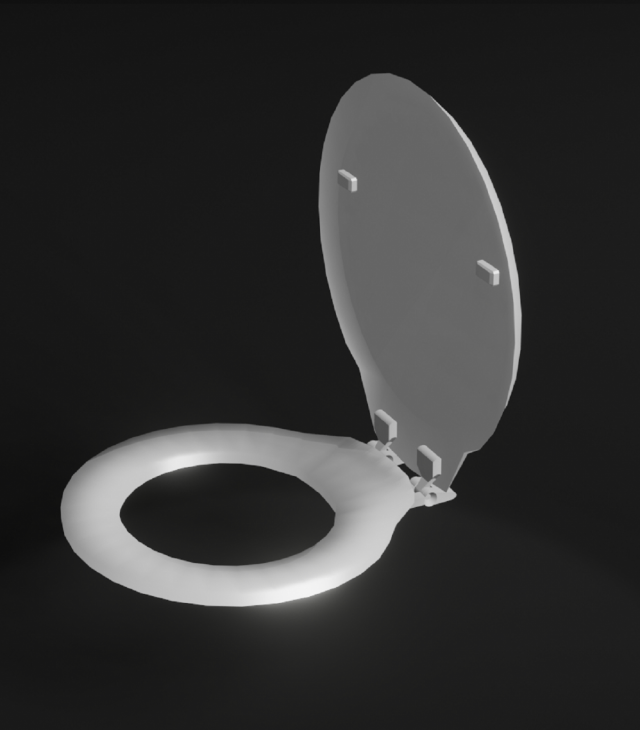 toilet seat 3D 모델 .c4d .max .obj .3ds .fbx .stl .blend 
