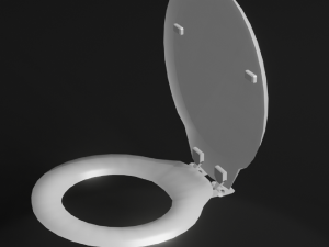 toilet seat Modelo 3D