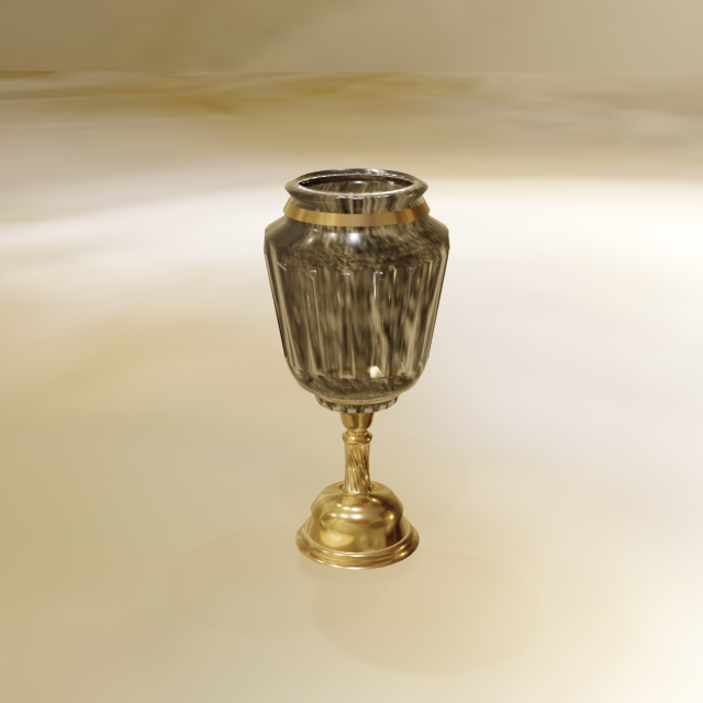 candle holder with glob 3D मॉडल .c4d .max .obj .3ds .fbx .stl .blend